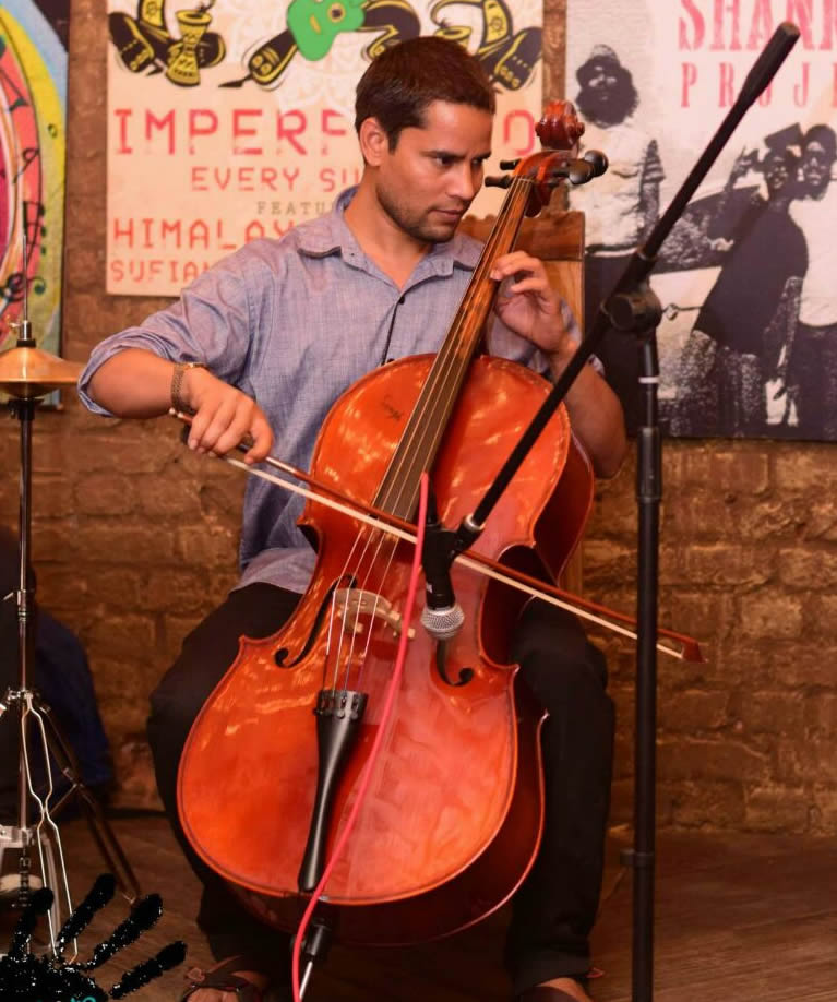 indian cello player agra india